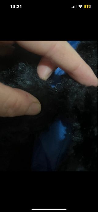 Cappotto Mango Pelliccia Sintetica Nero