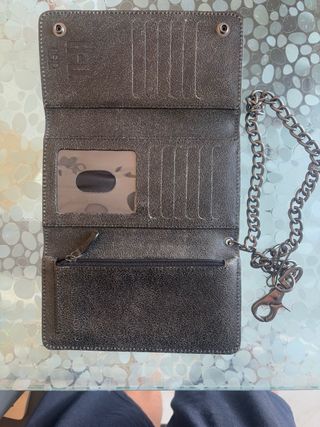 Portafoglio Harley Davidson con catena
