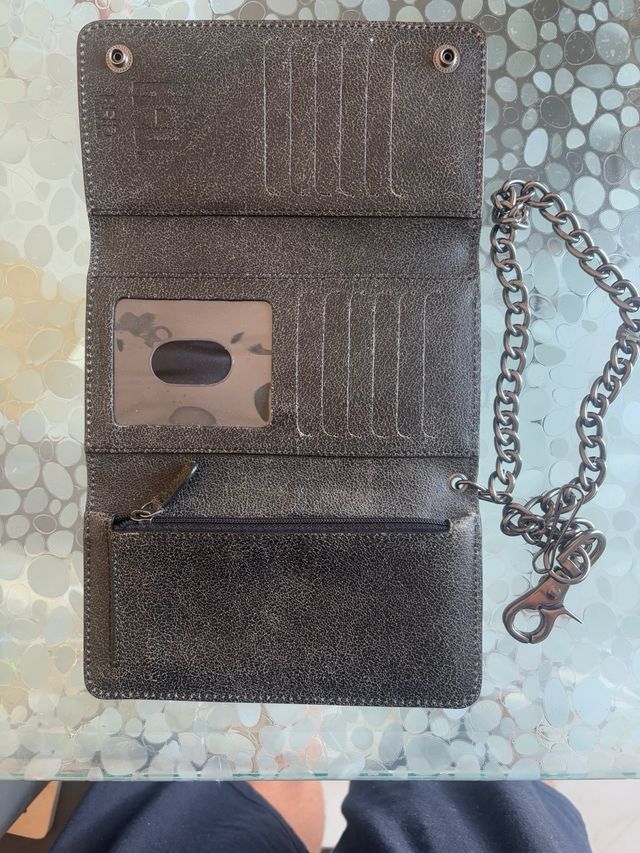 Portafoglio Harley Davidson con catena