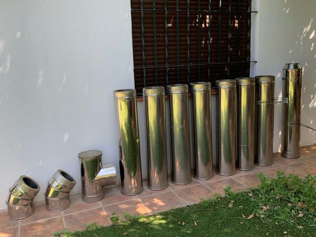 Chimenea Acero Inoxidable Doble Pared