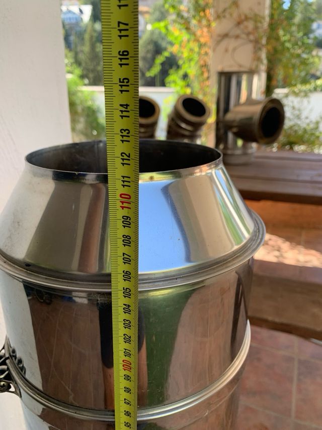 Chimenea Acero Inoxidable Doble Pared