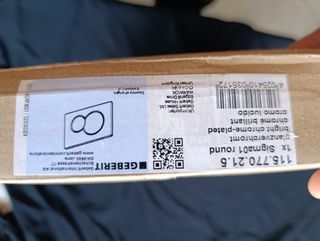 Tavoletta scarico Geberit doppio pulsante