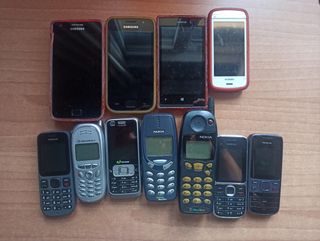 Teléfonos nokia y samsung antiguos