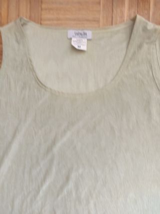 Camiseta tirantes SARALISA verde talla M