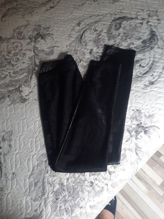 Leggings negros brillantes