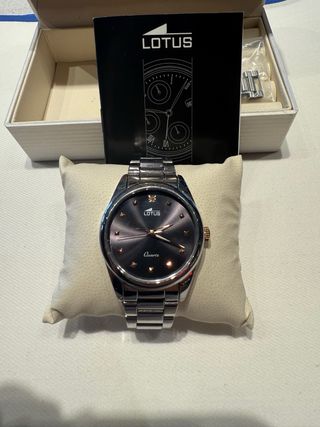 Reloj Lotus Cuarzo Analógico Gris/Plata