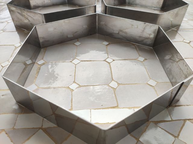 Moldes Hexagonales Inox Pastelería
