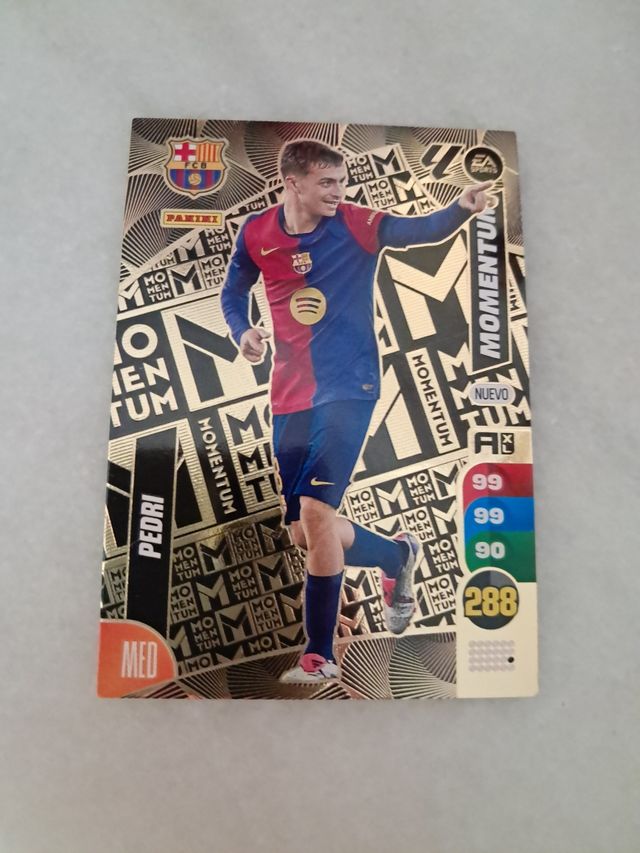 Cromo Pedri FC Barcelona Panini Momentu