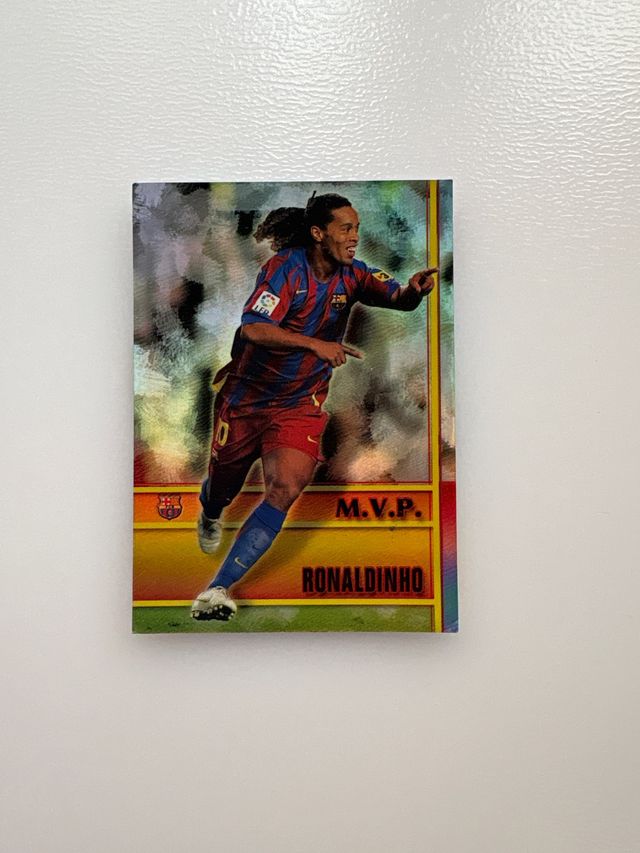 Cromo Ronaldinho FC Barcelona MVP