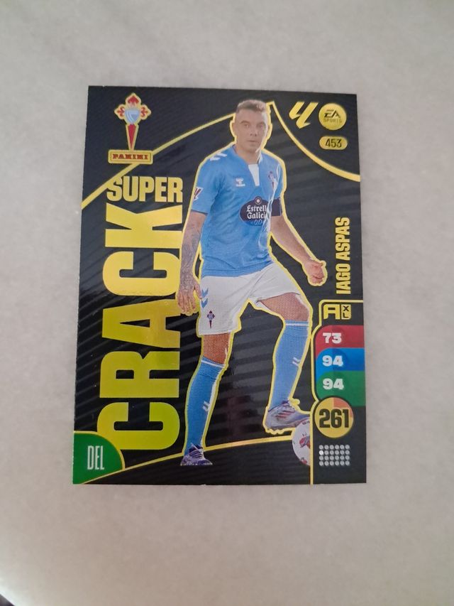 Cromo Iago Aspas Súper Crack Panini