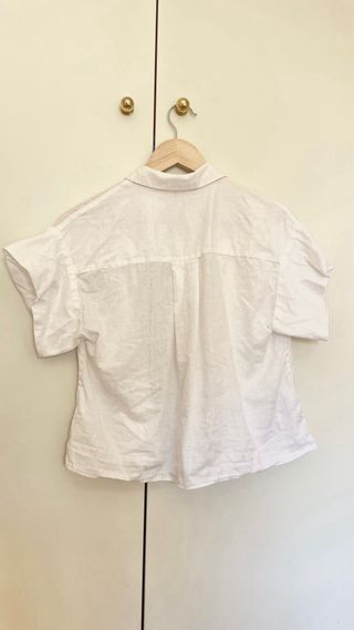 Emporio Armani Camisa Blanca Manga Corta