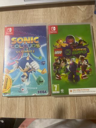 Sonic Colours Ultimate y LEGO DC Super-Villains Sw