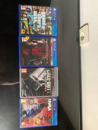 Pack 4 Juegos PS4: GTA V, MGS V, CoD, NBA 2K15