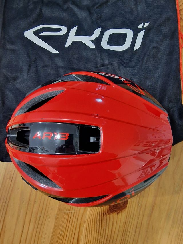 Casco Ciclismo EKOI AR13 Rosso