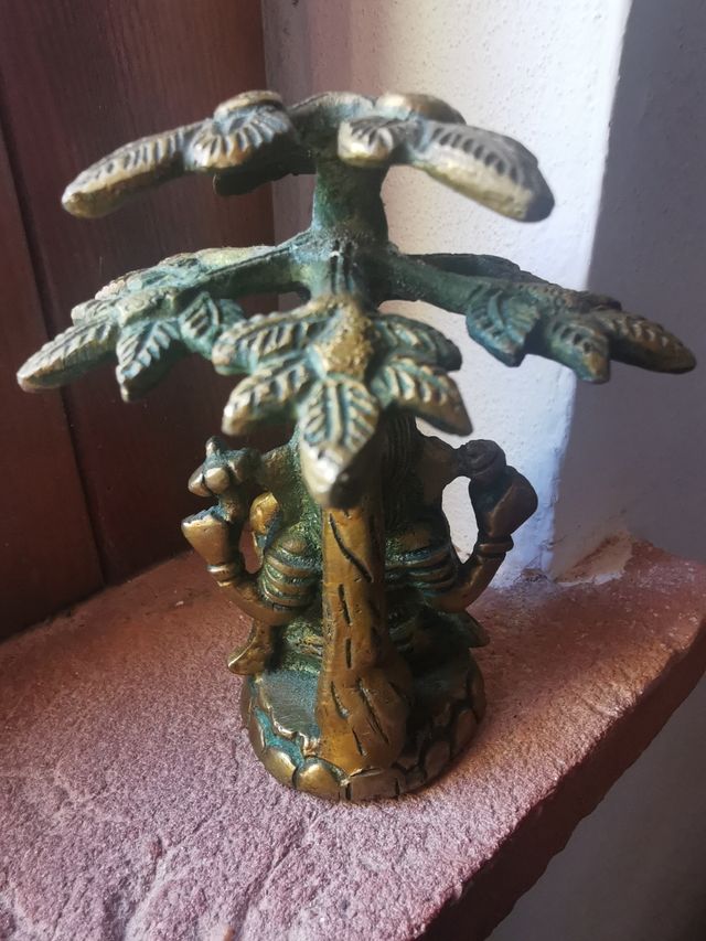 Statuetta Ganesha in bronzo