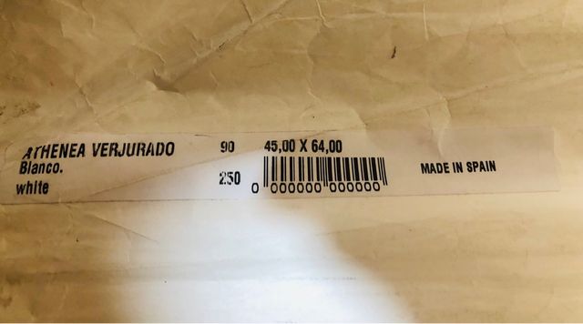 Papel Verjurado Blanco 90gr 45x64cm