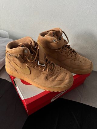 Zapatillas Nike Air Force Marrones Talla 41