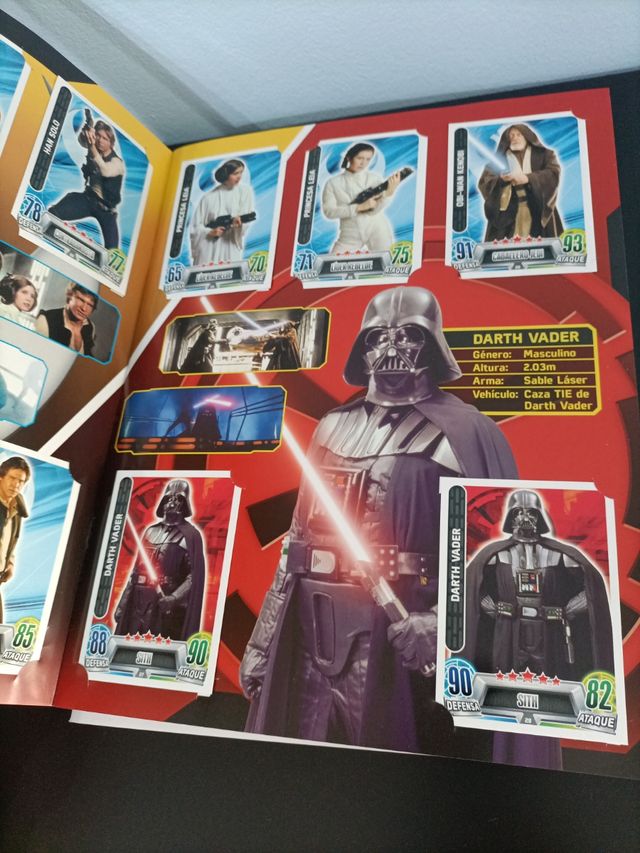 Álbumes cartas y cromos Star Wars