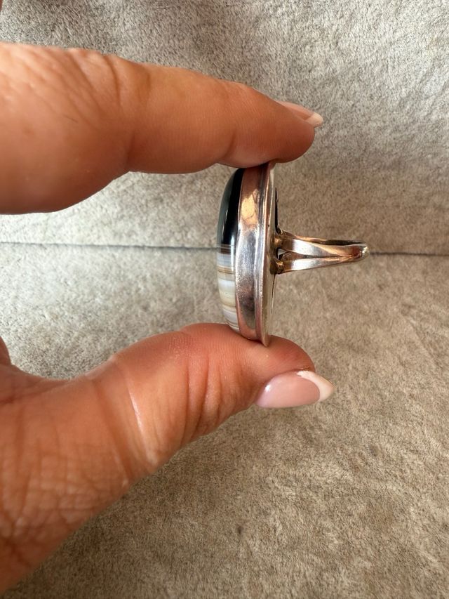 Anillo Plata 925 con Piedra Natural