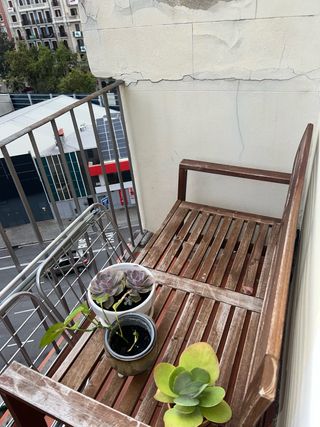 Banco de madera exterior Ikea