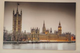 Cuadro Londres Big Ben Puente brillo decoración vi