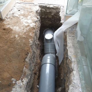Fontanero de saneamiento PVC
