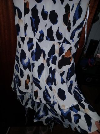 Mono vestido estampado animal print