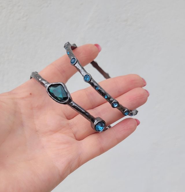 Bracciale in argento con dettagli turchesi