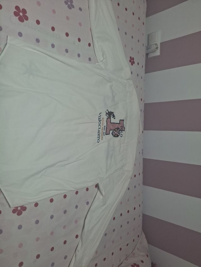 Camisa Vallecuatro Blanca Manga Larga