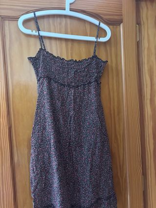 Vestido floral corto talla 42