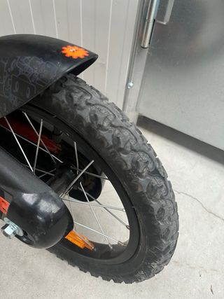 Bicicleta infantil Btwin naranja