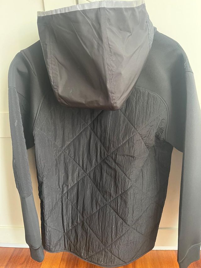 Chamarra Zara Neopreno Negra Talla M