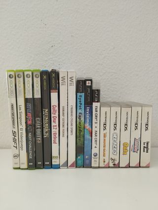 Pack Videojuegos Xbox 360, Wii, PSP, PS3, DS