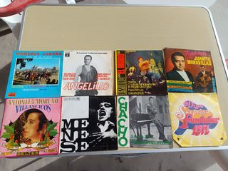 Lote 8 Discos Vinilo Antiguos Flamenco