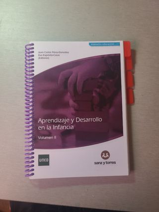 Lote libros 1° cuatri de Educación Infantil UNED