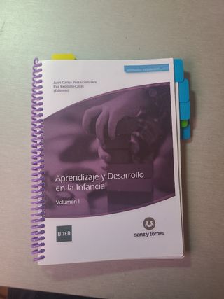 Lote libros 1° cuatri de Educación Infantil UNED