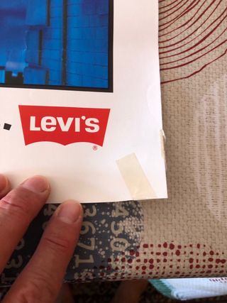 2 Pósters Levis 501 Jeans Comic