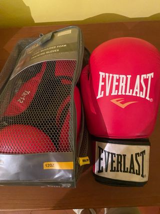 Guantes de Boxeo Everlast 12oz Rojos