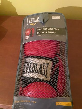 Guantes de Boxeo Everlast 12oz Rojos