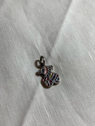 Colgante Tous Oso Multicolor de plata