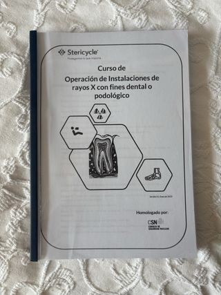 operación de instalaciones de rayos X