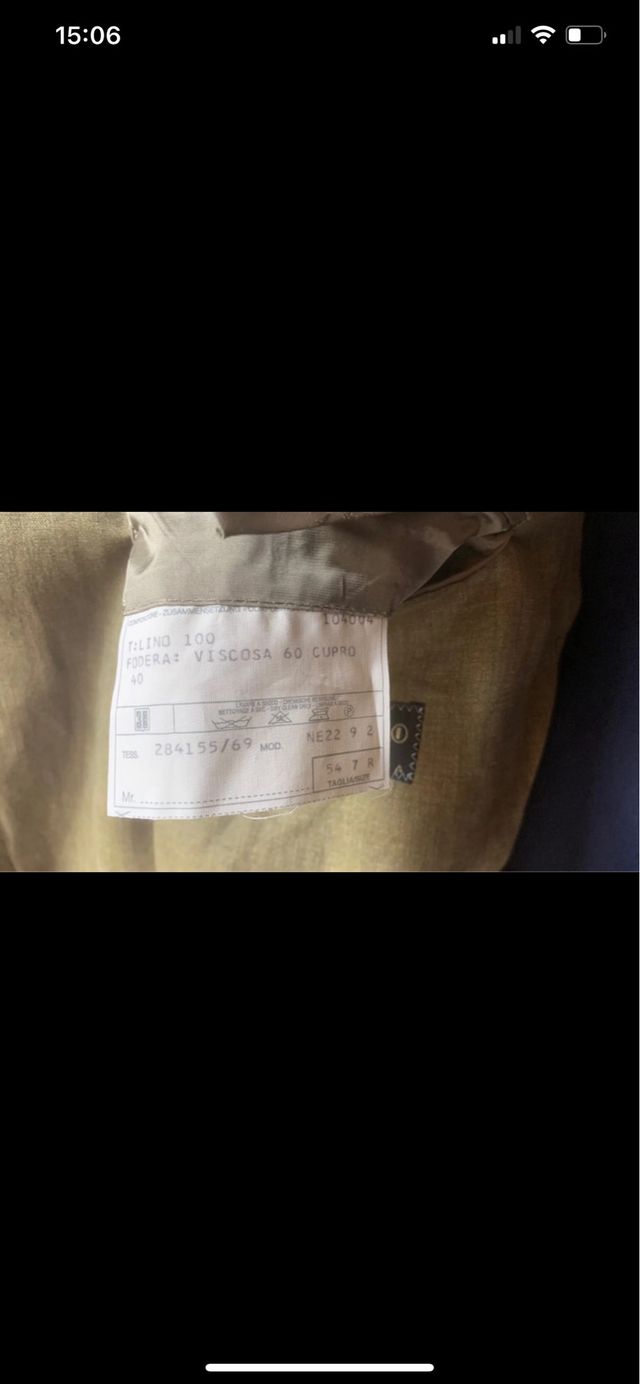 Giacca uomo grigio verde