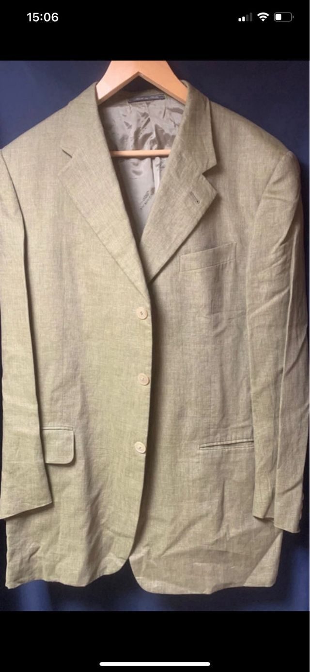 Giacca uomo grigio verde