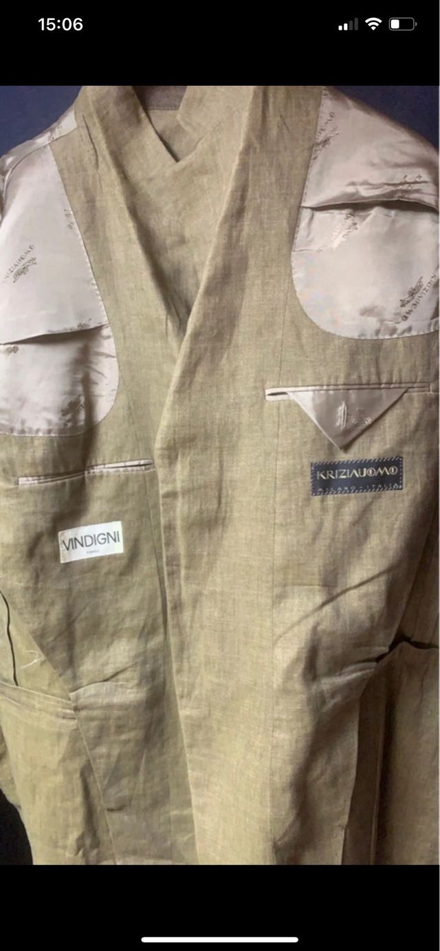 Giacca uomo grigio verde