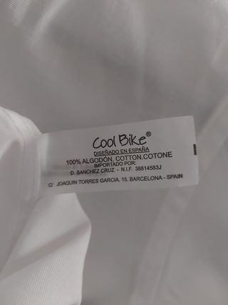 Camisa blanca Cool Bike para niños