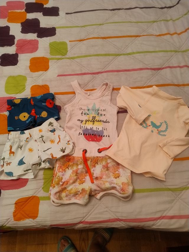 Lote Ropa Playa Piscina 1 Año