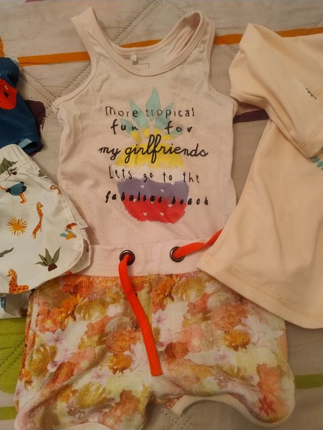 Lote Ropa Playa Piscina 1 Año