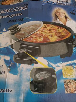 Sartén Eléctrica Pizza Pan 32cm  , sin estrenar 