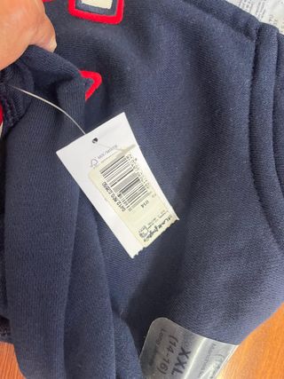 Sudadera GAP con cremallera azul marino, 14-16 