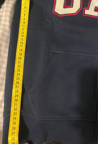 Sudadera GAP con cremallera azul marino, 14-16